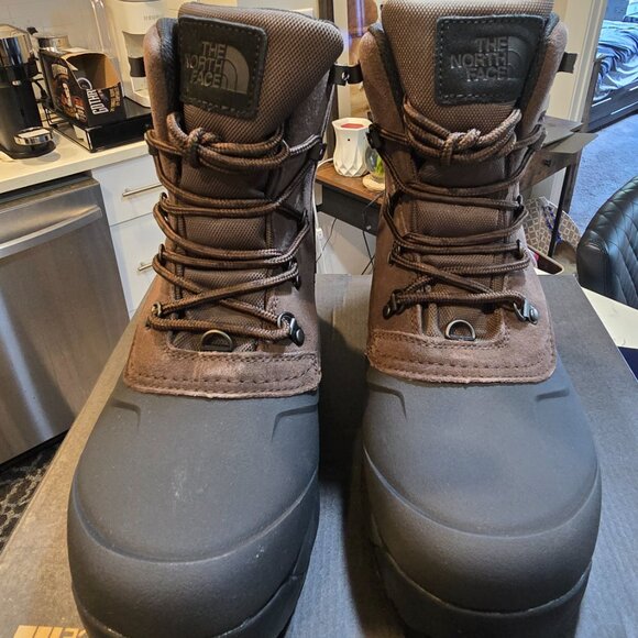The North Face Chilkat V Lace Waterproof Mens Boots Coffee / Brown Mens 10.5 NEW - Picture 4 of 15
